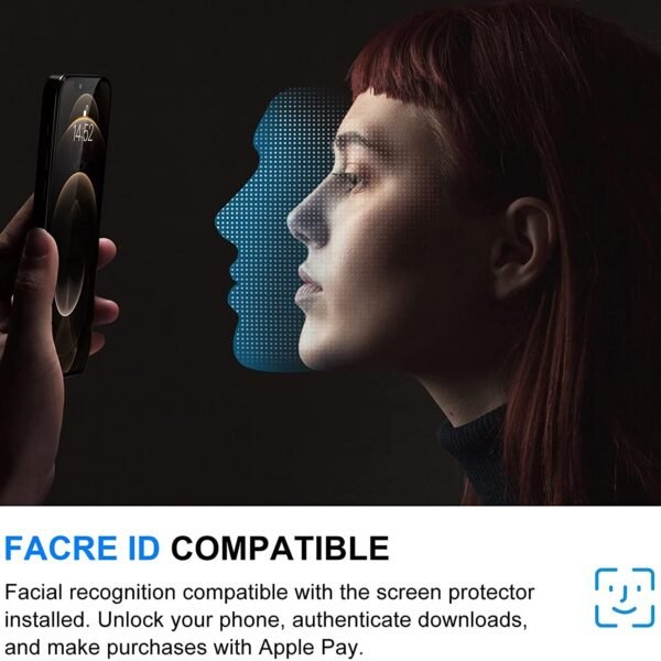 2 st sekretessskärm skydd för iphone 13/13 pro - Bild 6