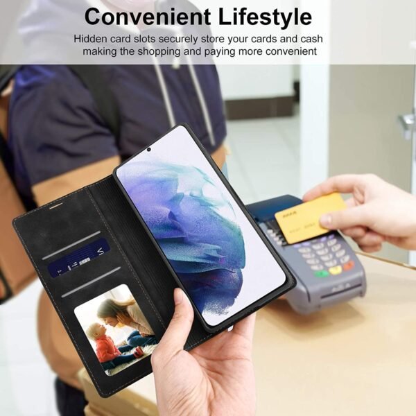 CaseMe 013 för Samsung Galaxy S21ultra Plånboksfodral|mörkbrun - Bild 9