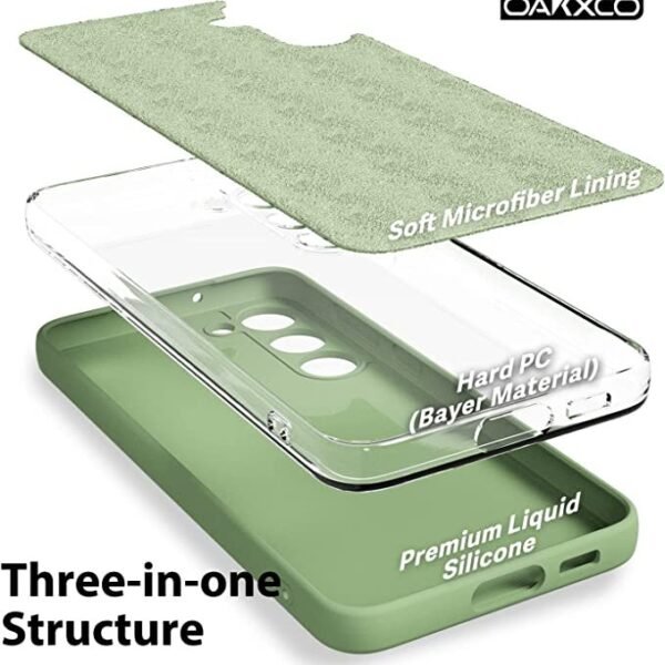 silcon fodral för Samsung  S23 ultra mörkgrön - Bild 3