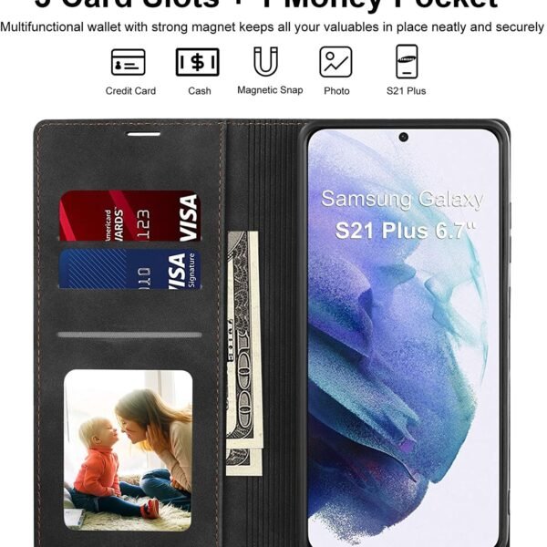 CaseMe 013 för Samsung Galaxy S21ultra Plånboksfodral|mörkbrun - Bild 11