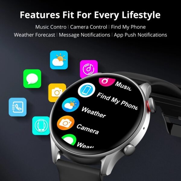 Riversong smartklocka Motive 6C Pro rymdgrå SW64 - Bild 6