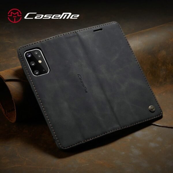 läderfodral för Samsung S22 ultra vinröd - Bild 7