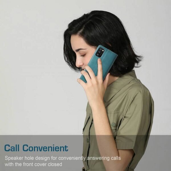 läderfodral för Samsung S22 ultra vinröd - Bild 5