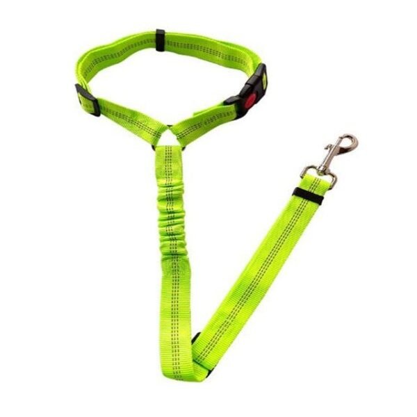 sjusterbar  Hundbälte för bil blå - Bild 8