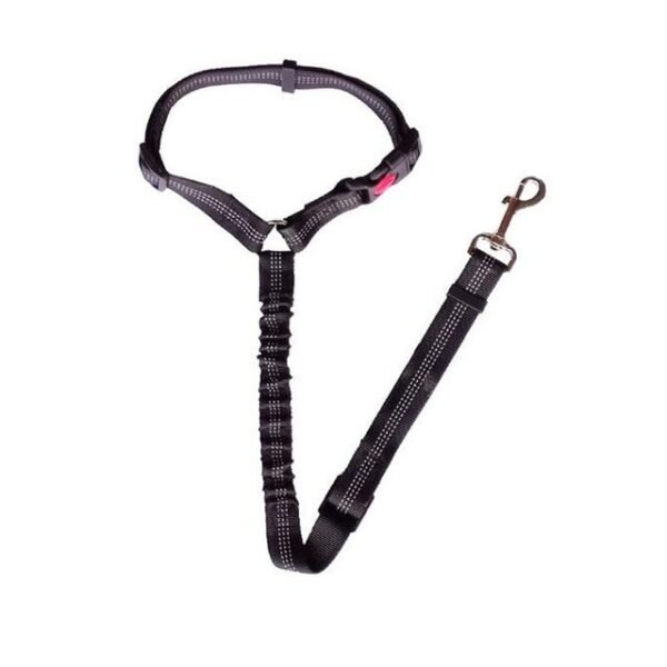 sjusterbar  Hundbälte för bil blå - Bild 7