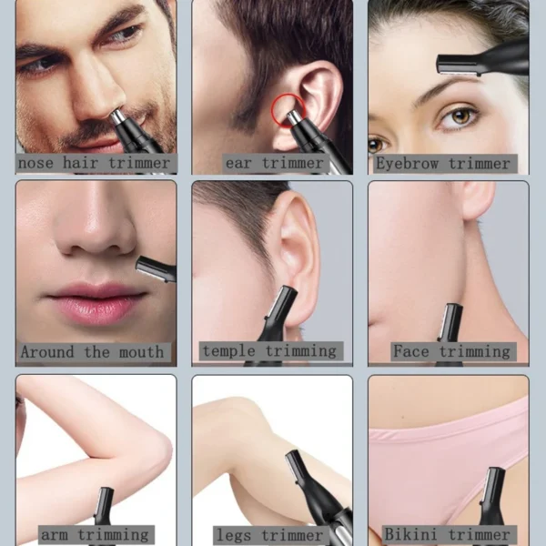 4in1 Rechargeable Nose Ear Hair Trimmer For Men - Bild 2