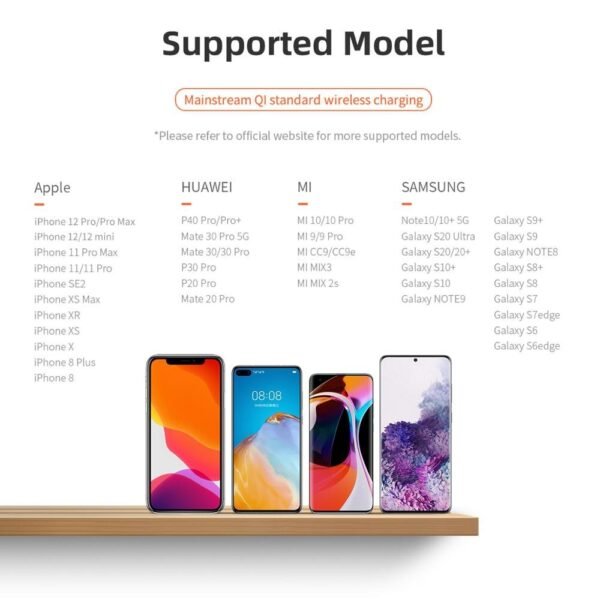 15W Trådlös mobilladdare - Bild 6