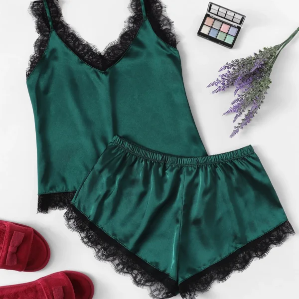 2 delars Nattkläder Underkläder|M|grönt|