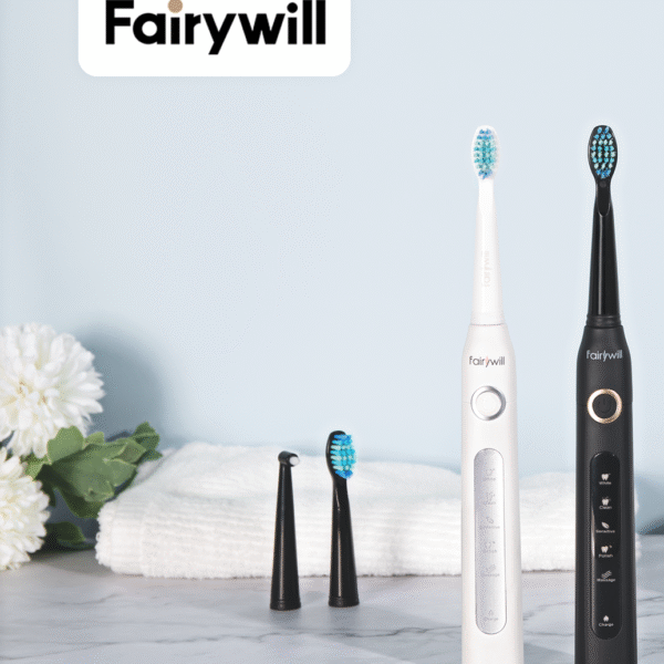 Fairywill elektrisk sonic tandborste med 3 huvud - Bild 3