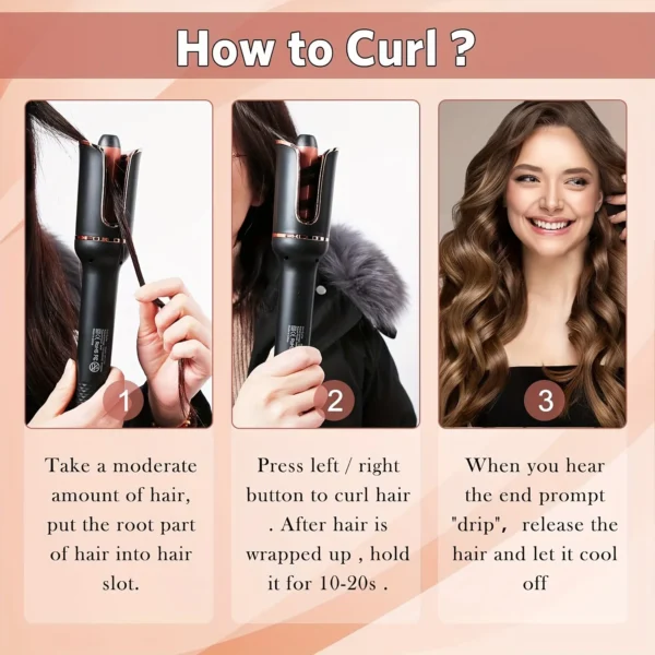 Automatic Hair Curler pink - Bild 5