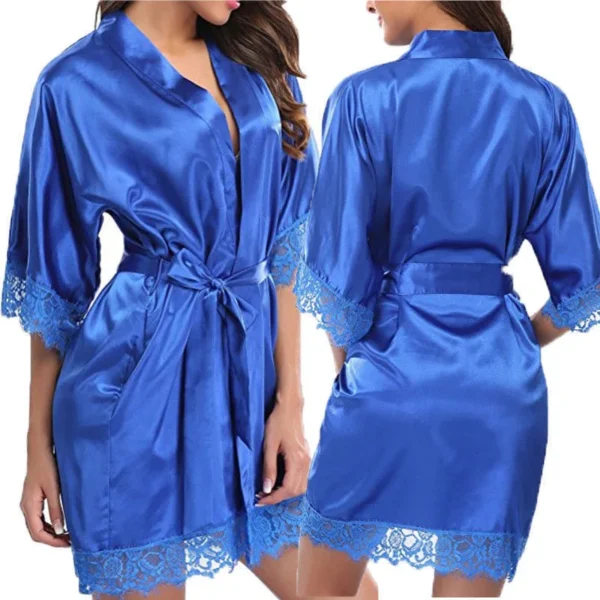 Robe Silk blue XXL