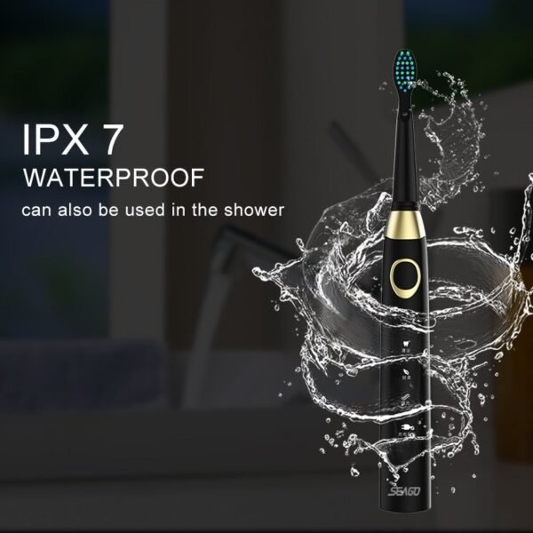 Seago Sonic Electric tandborste med 8 borsthuvuden - Bild 3