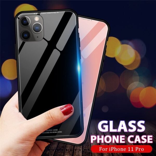 GLAS Fodral till IPHONE 12 MINI röd - Bild 2