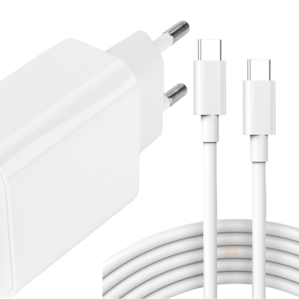 Samsung  20W laddare med kabel vit