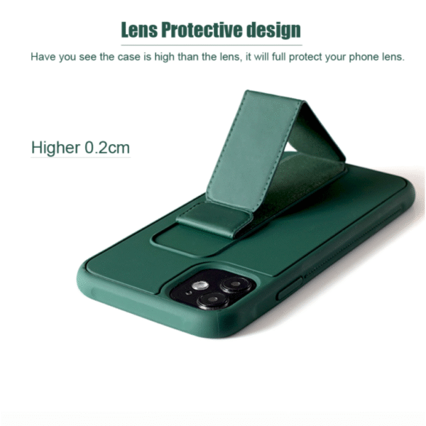 fodral med handrem för iphone 13 pro ljusblå - Bild 4