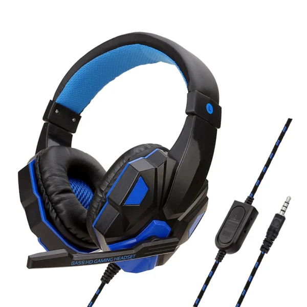 Spelheadset för dator/PS4 röd - Bild 6