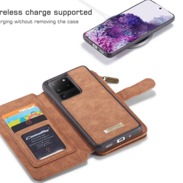 Läderfödral caseme 0018 för  iphone 12/12 pro brun - Bild 2