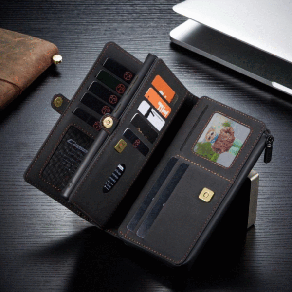 Läderfödral caseme 0018 för  iphone 12/12 pro svart - Bild 7