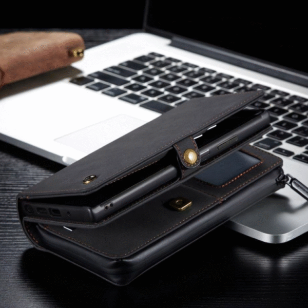 Läderfödral caseme 0018 för  iphone 12/12 pro svart - Bild 6