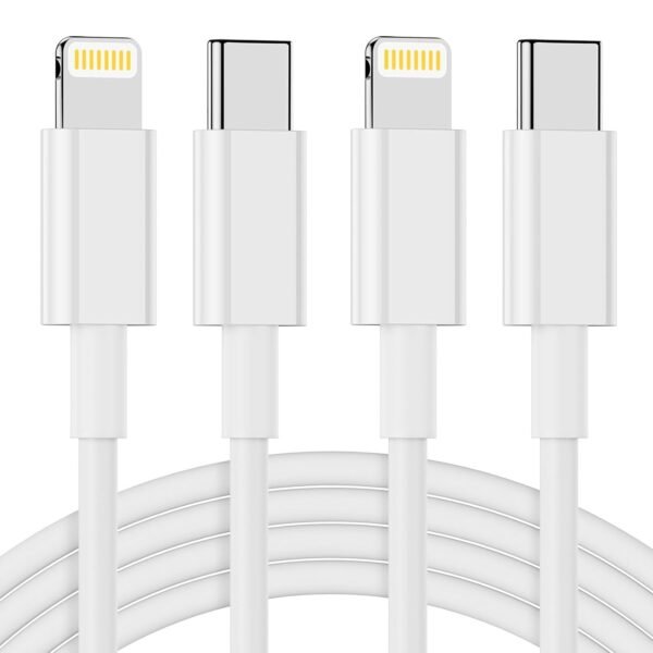 2 st Snabbladdningskabel  USB-C till Ligthing