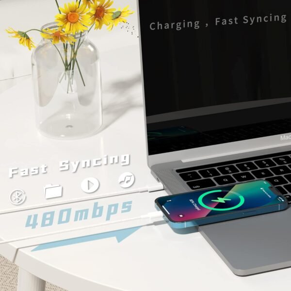 2 st Snabbladdningskabel  USB-C till Ligthing - Bild 3