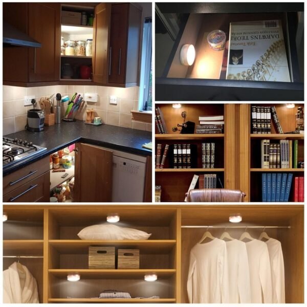 LED-spotlights 6 st med fjärrkontroller - Bild 6