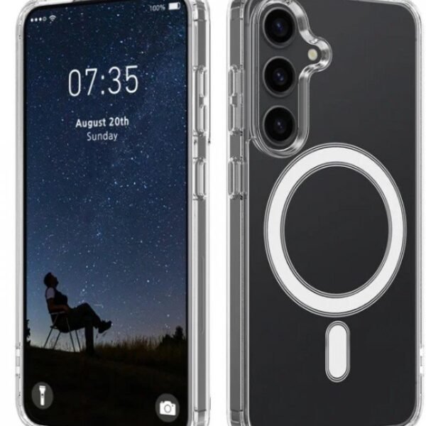 MagSafe Mobilskal för Galaxy S25 Transparent