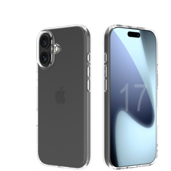 Slimmat Silikonfodral 1 mm – Transparent – iPhone 17 - Bild 2