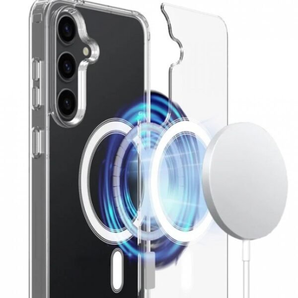 MagSafe Mobilskal för Galaxy S25 Transparent - Bild 3