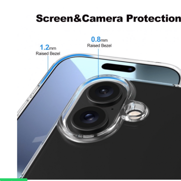 Slimmat Silikonfodral 1 mm – Transparent – iPhone 17 - Bild 3