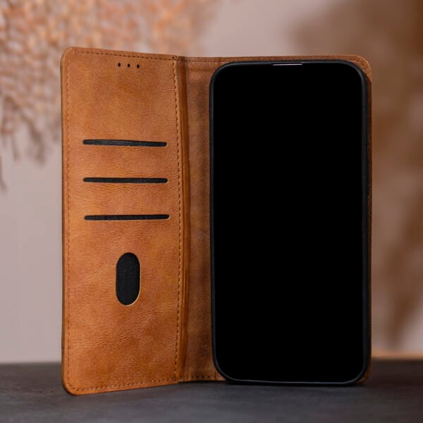 Smart Seam-skal till samsung a17 brun - Bild 4