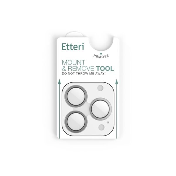 kameralinsskydd för iphone 17 pro/max grå - Bild 5