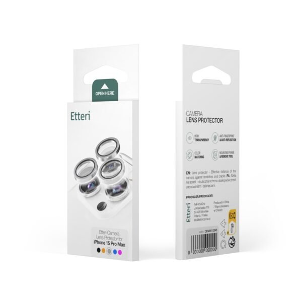 kameralinsskydd för iphone 17 pro/max grå - Bild 6