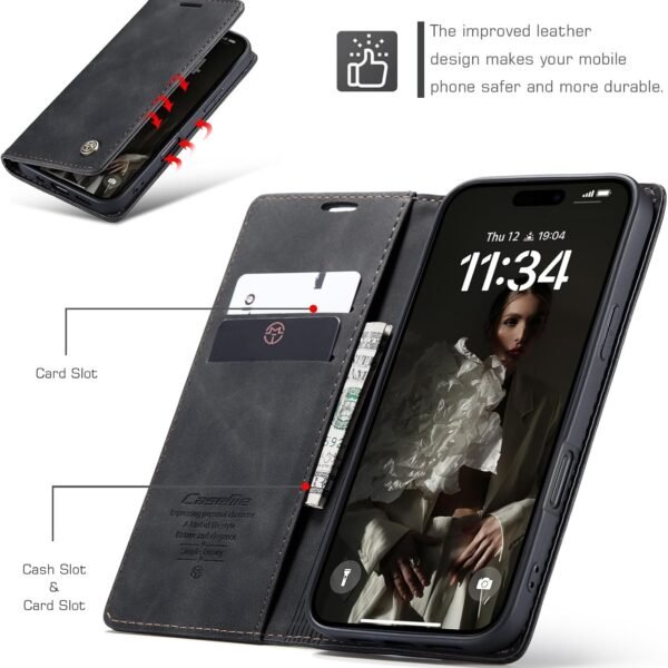 Caseme 0013 för Iphone 17 svart - Bild 2