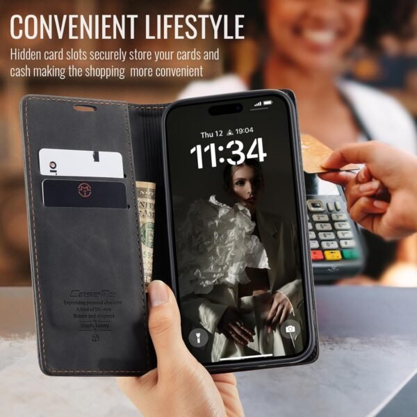 Caseme 0013 för Iphone 17 svart - Bild 4