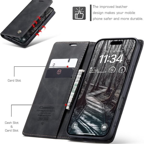 Caseme 0013 för Iphone 17 pro max svart - Bild 4