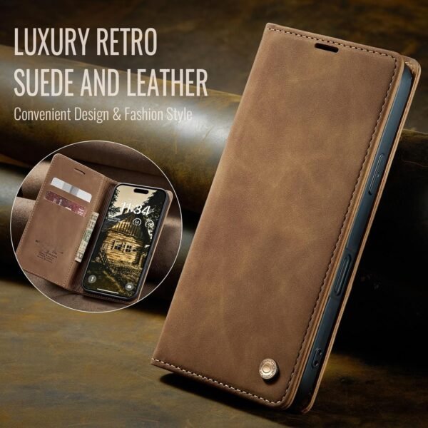 Caseme 0013 för Iphone 17 air brun - Bild 4